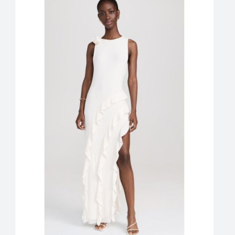 AFRM Women's Airess Dress, White, Gardenia